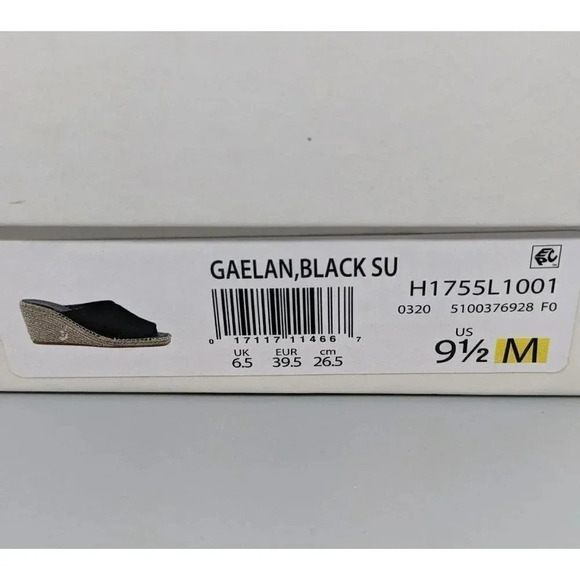 Vince Gaelan Square Toe Crisscross Espadrille Wedge Sandals Size 9.5M MSRP $250 - Picture 7 of 7